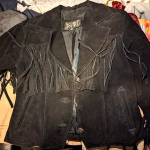 Pelle Club genuine leather biker jacket. Size medium. Excellent condition